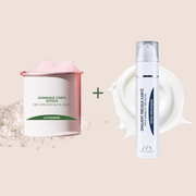 gommage et hydratant pour le corps