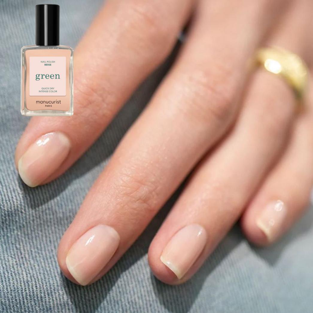 Groene vernis van Manucurist