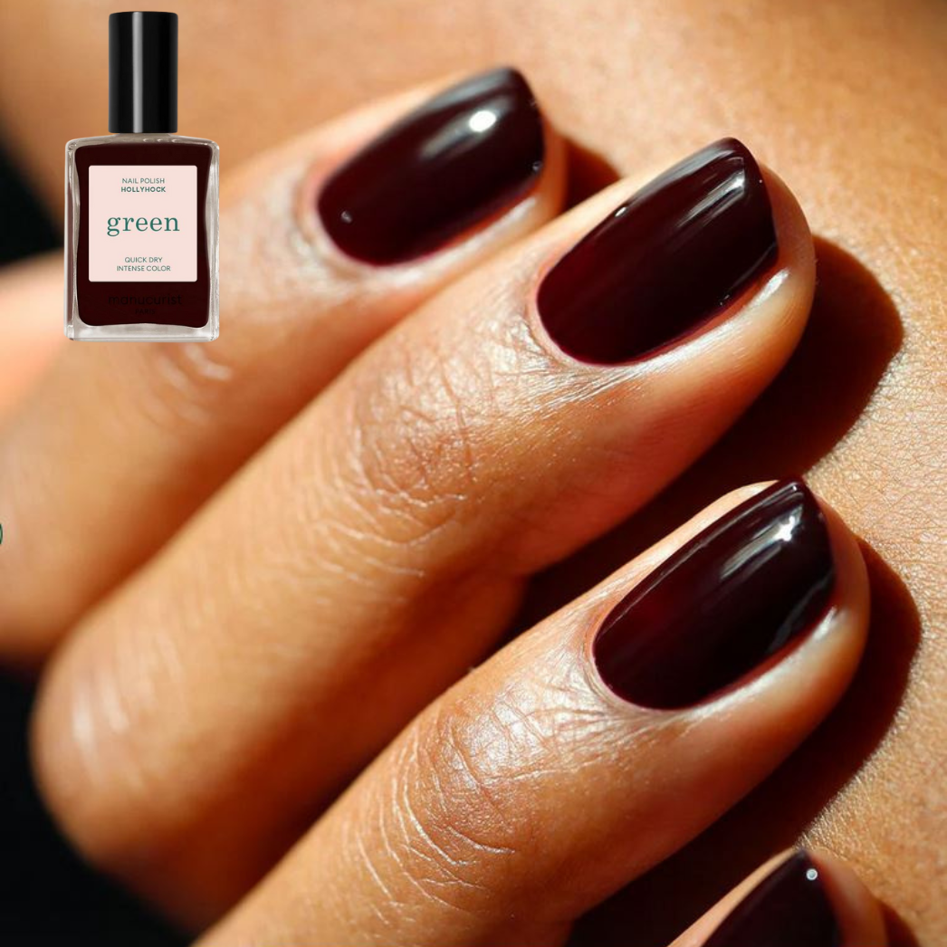 Groene vernis van Manucurist