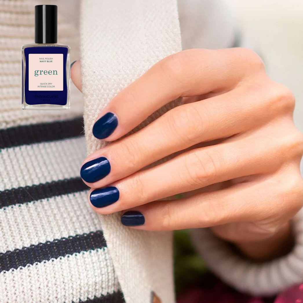 Groene vernis van Manucurist