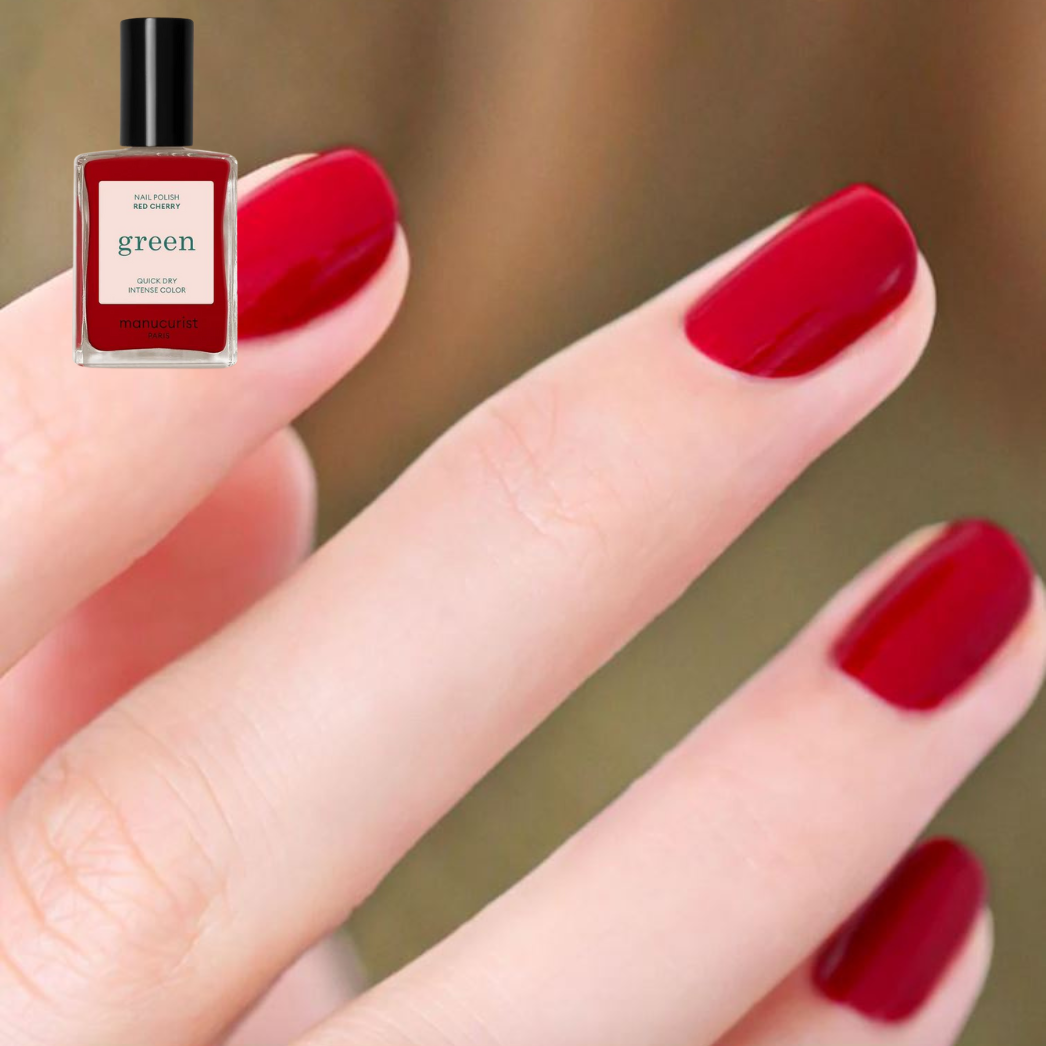 Groene vernis van Manucurist