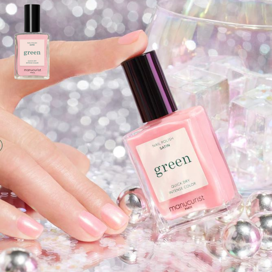 Groene vernis van Manucurist