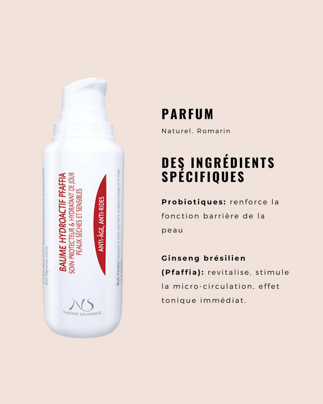 Hydroactieve balsem van Pfaffia