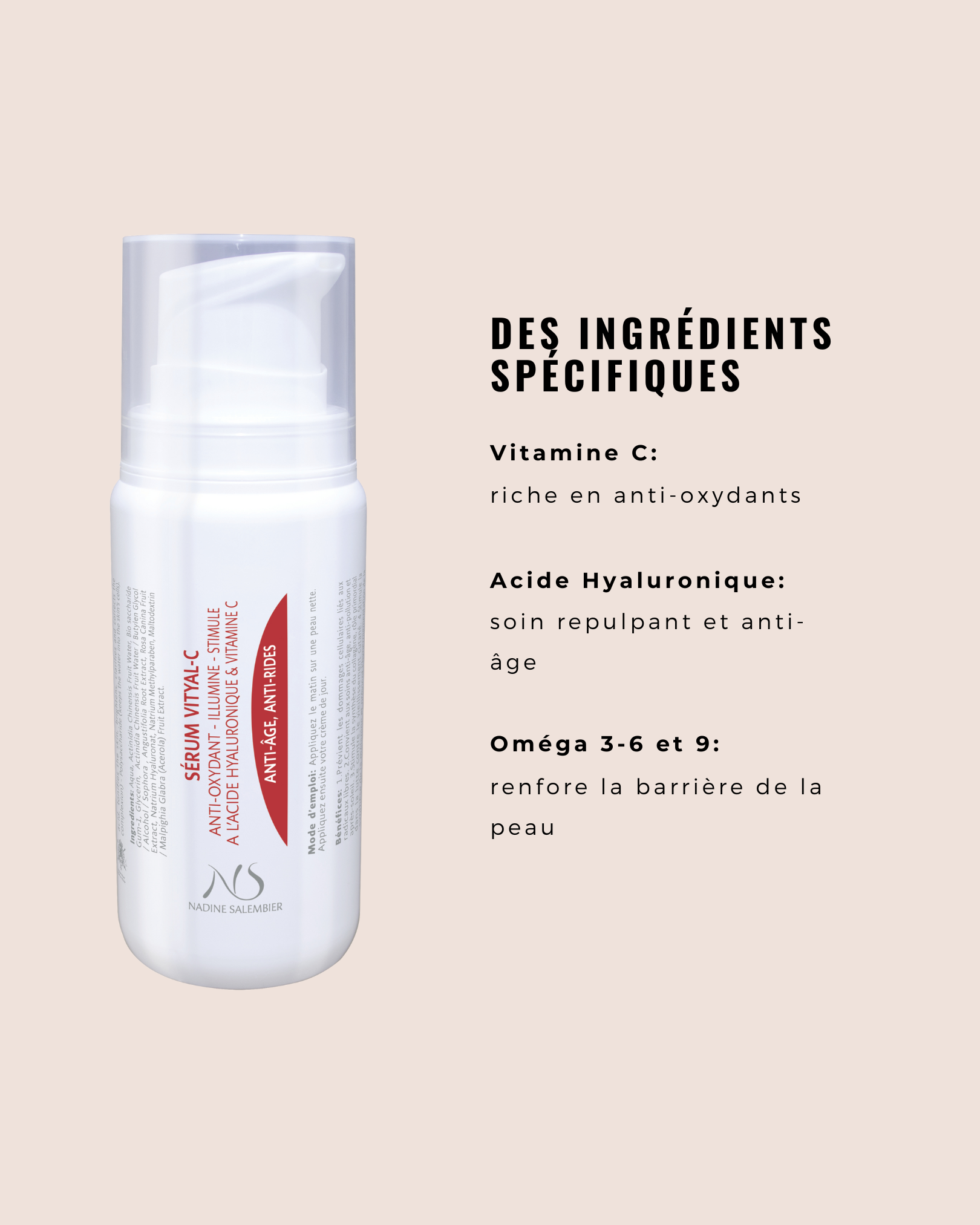 Vityal-C Serum met hyaluronzuur en vitamine C