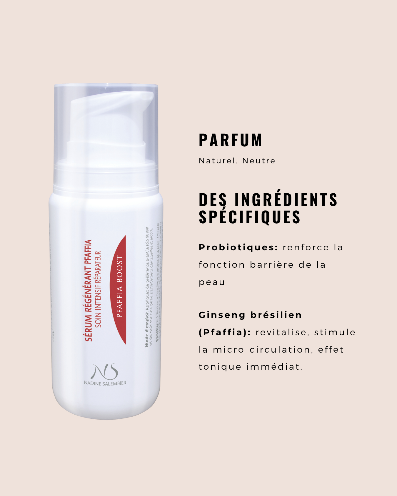 Pfaffia regenererend serum
