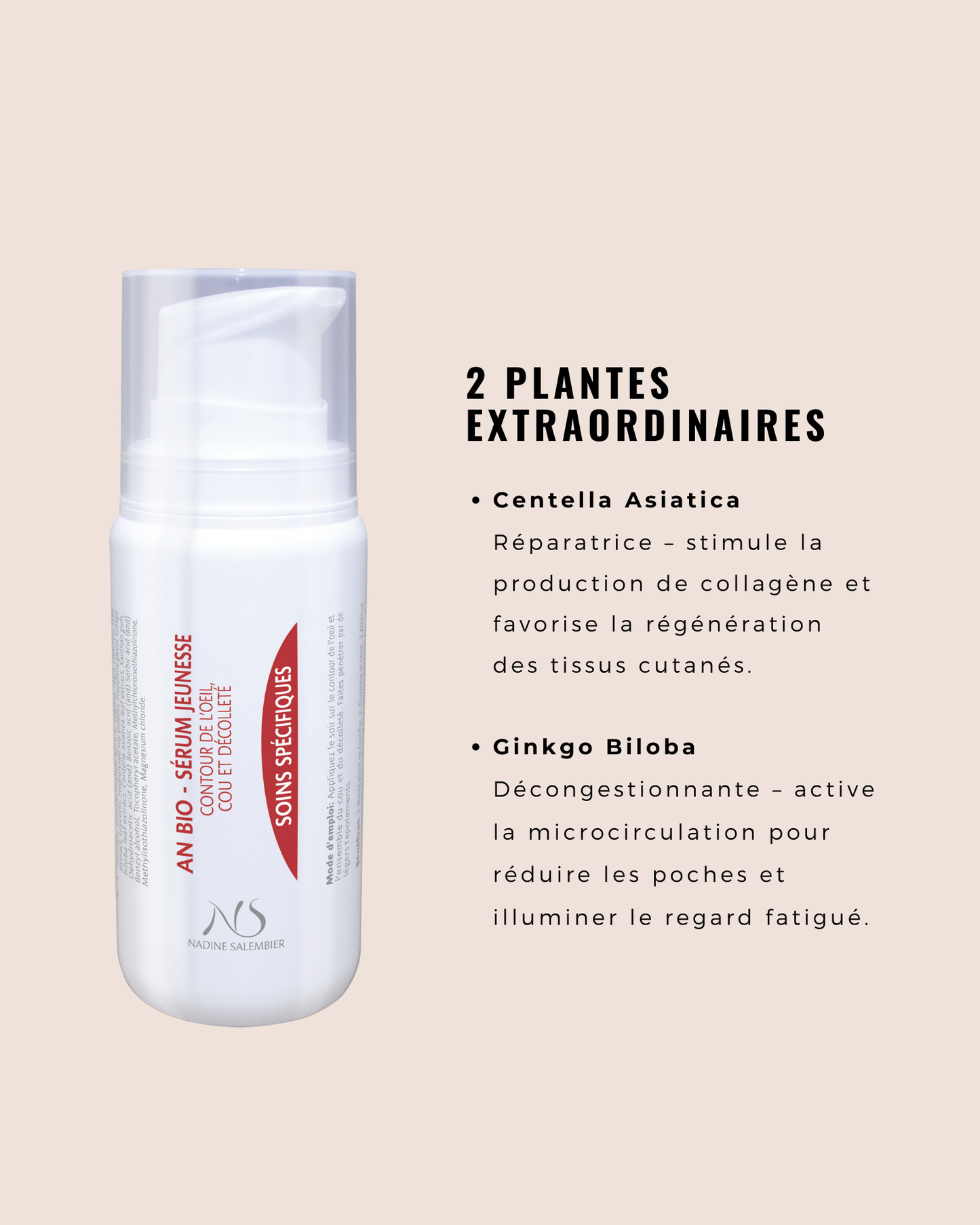 An Bio - Sérum Jeunesse - Contour des yeux, cou et décolleté