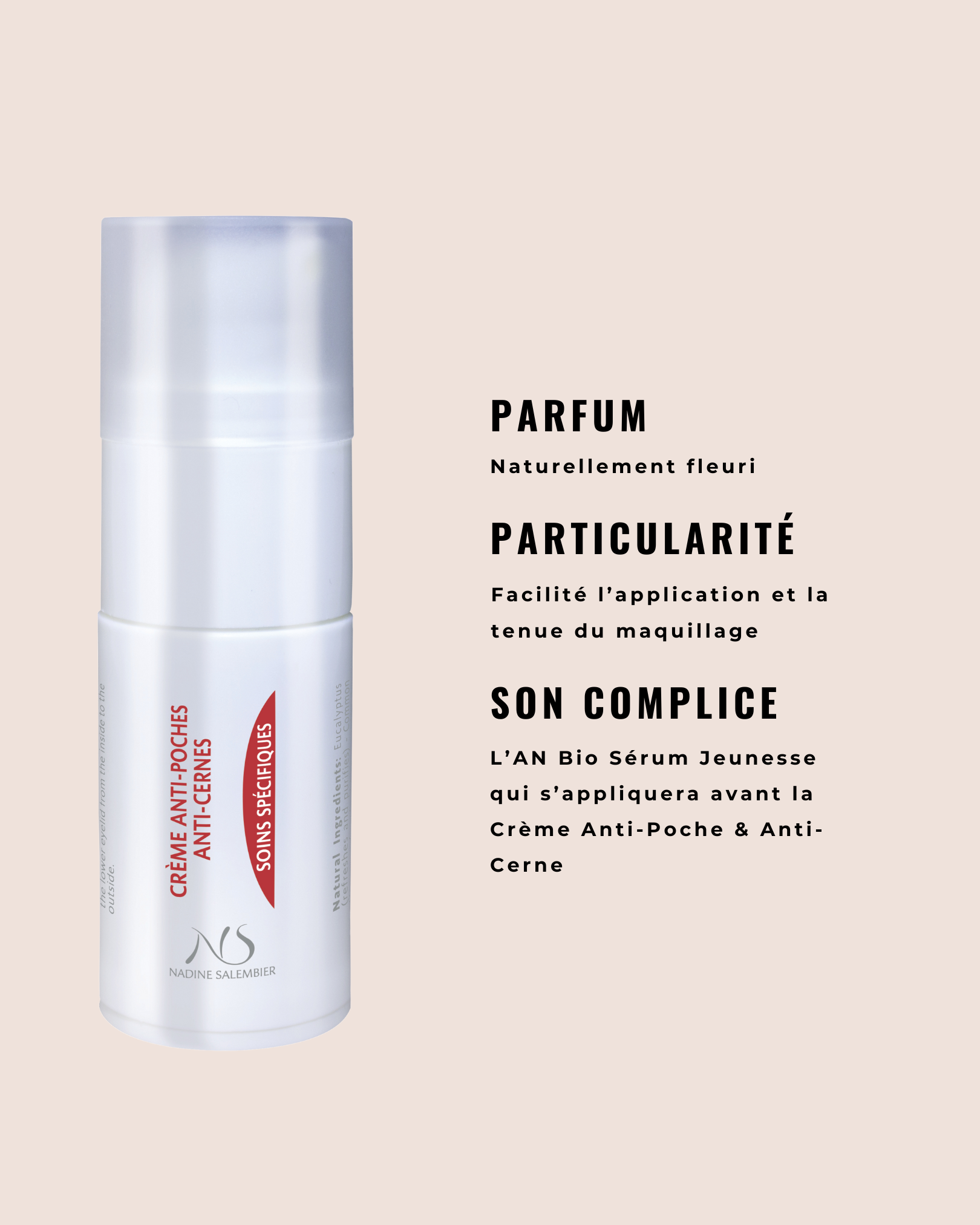 Crème Anti-Poches & Anti-Cernes