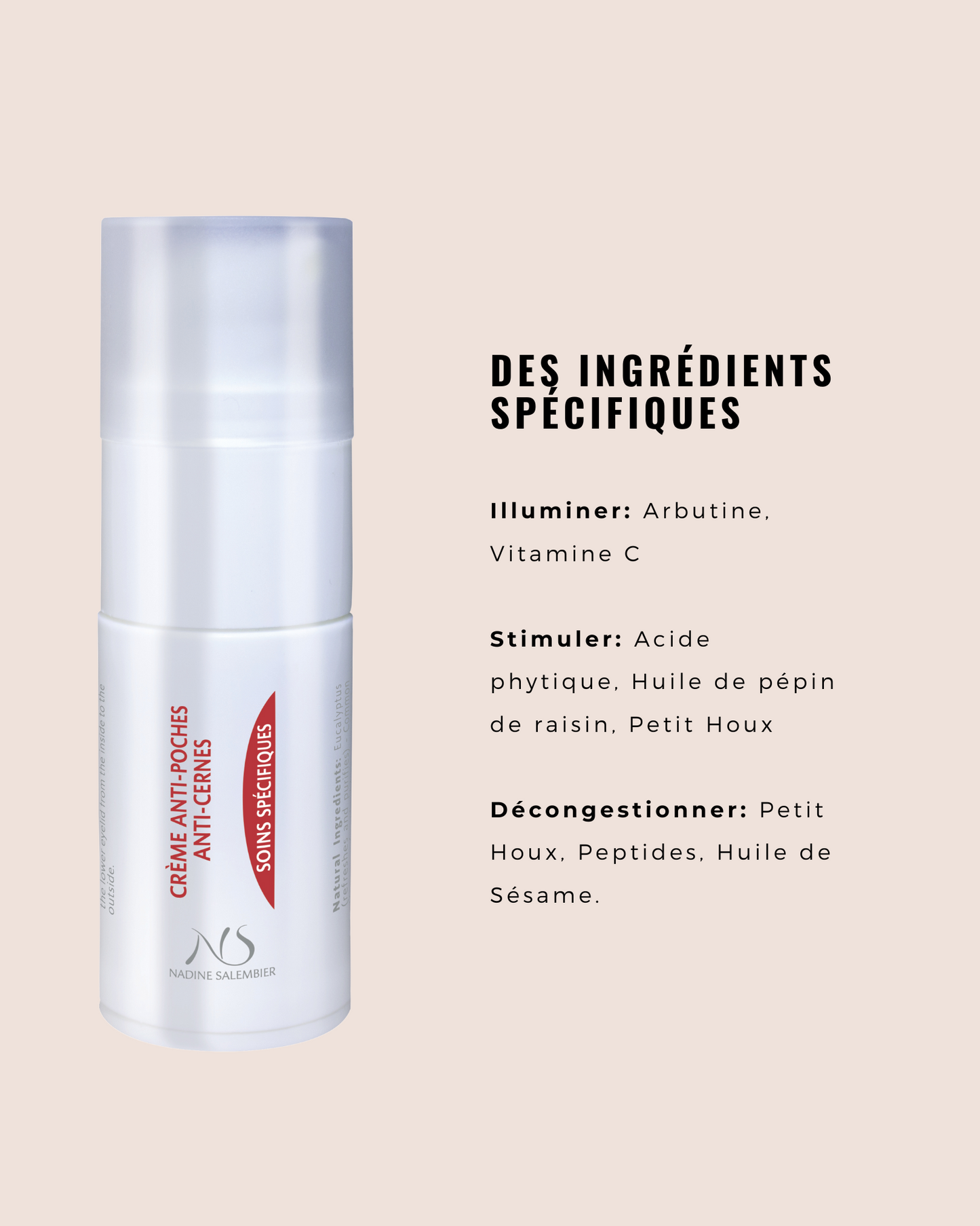 Crème Anti-Poches & Anti-Cernes