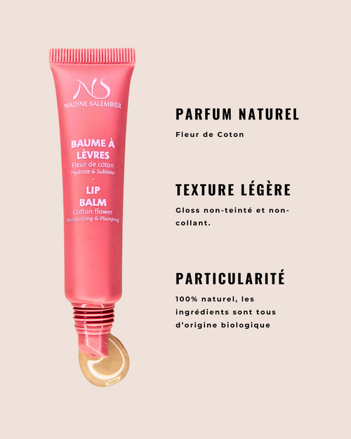 Charger l&#39;image 1 dans la galerie. Baume à lèvres parfumé à la Fleur de Coton
