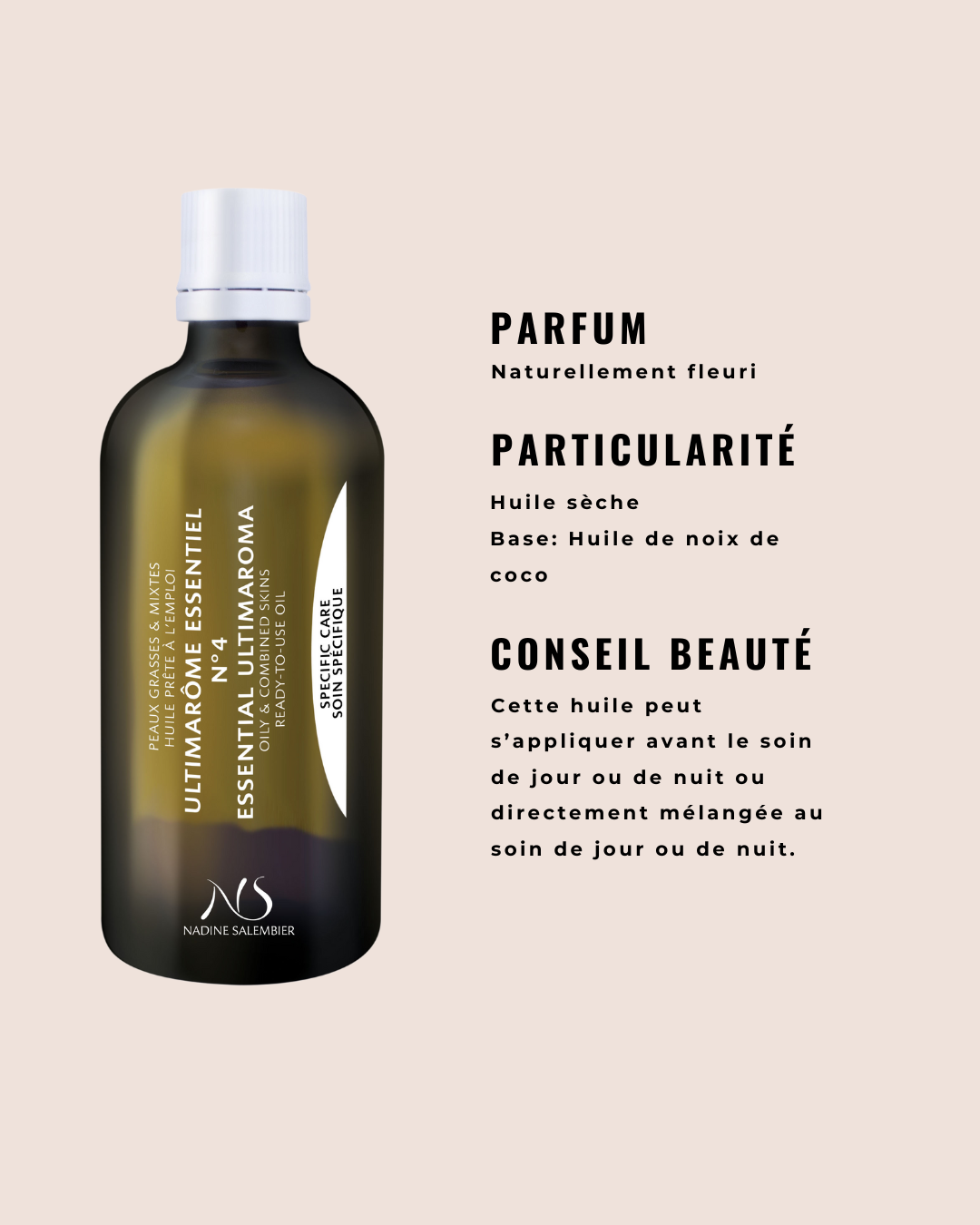 Ultimarôme Essentiel N°4 - Peaux grasses