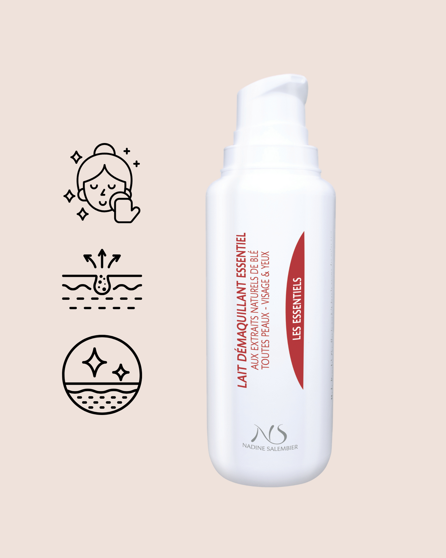 Lait Démaquillant Essentiel - huile d'amande douce