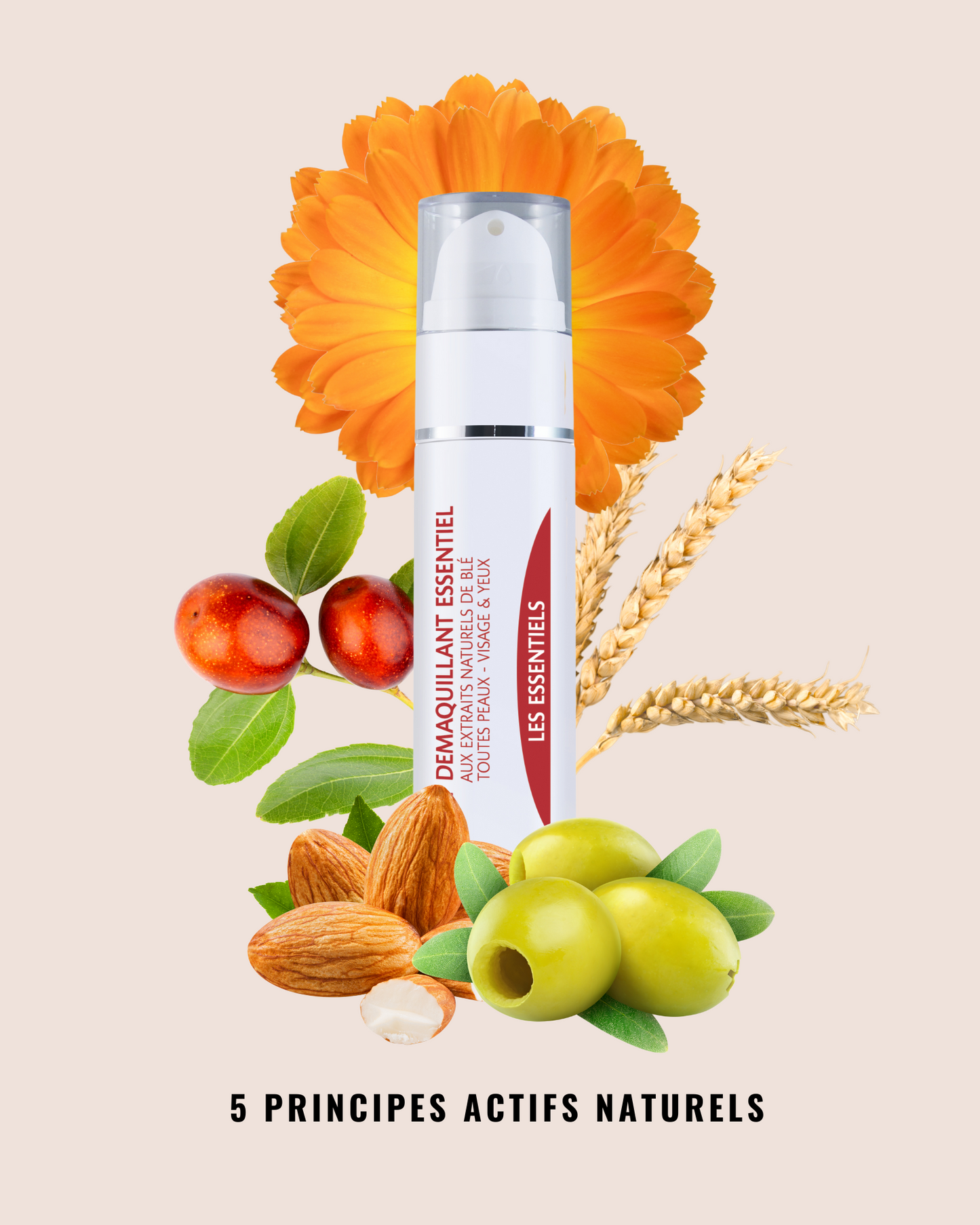 Lait Démaquillant Essentiel - huile d'amande douce