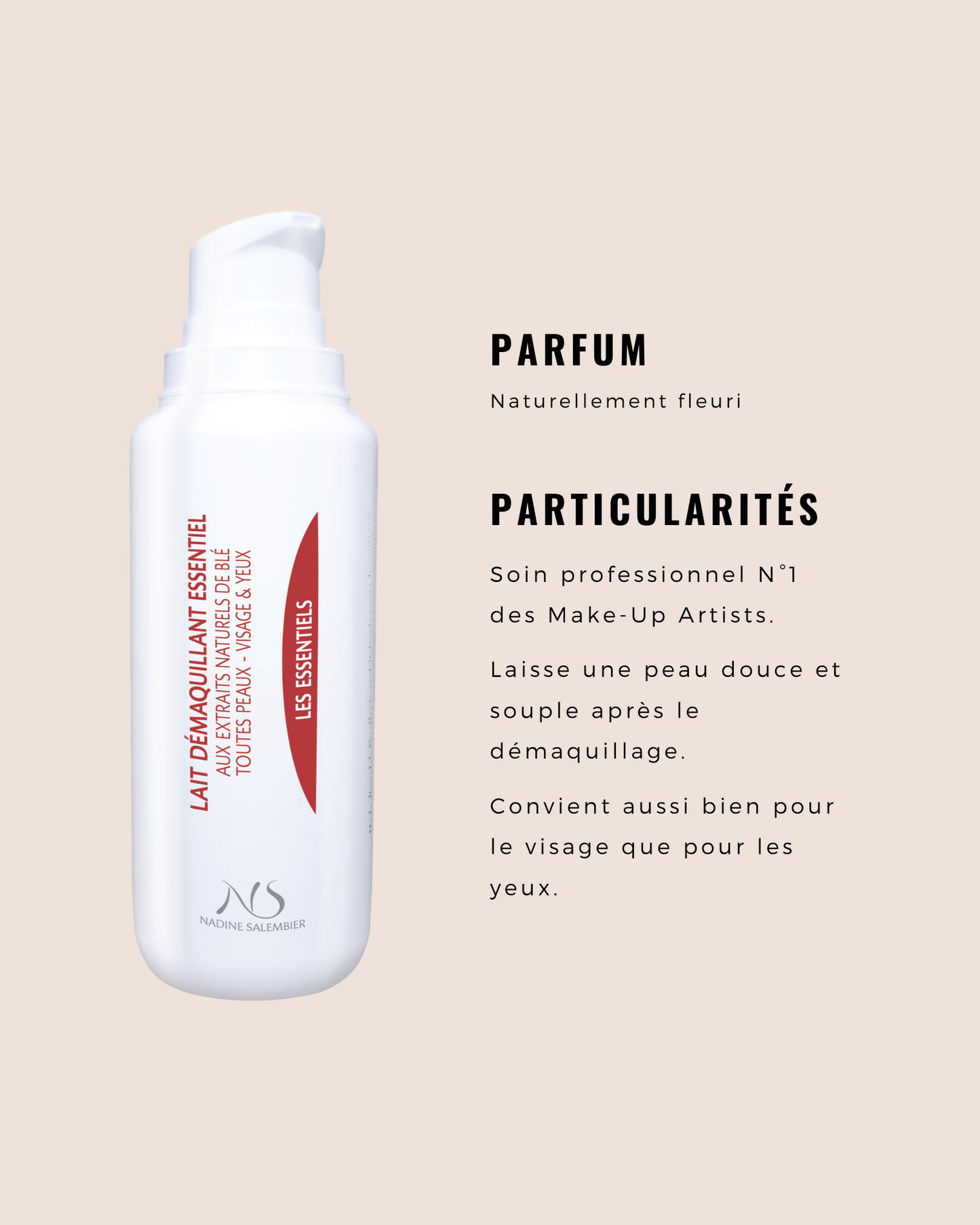 Lait Démaquillant Essentiel - huile d'amande douce