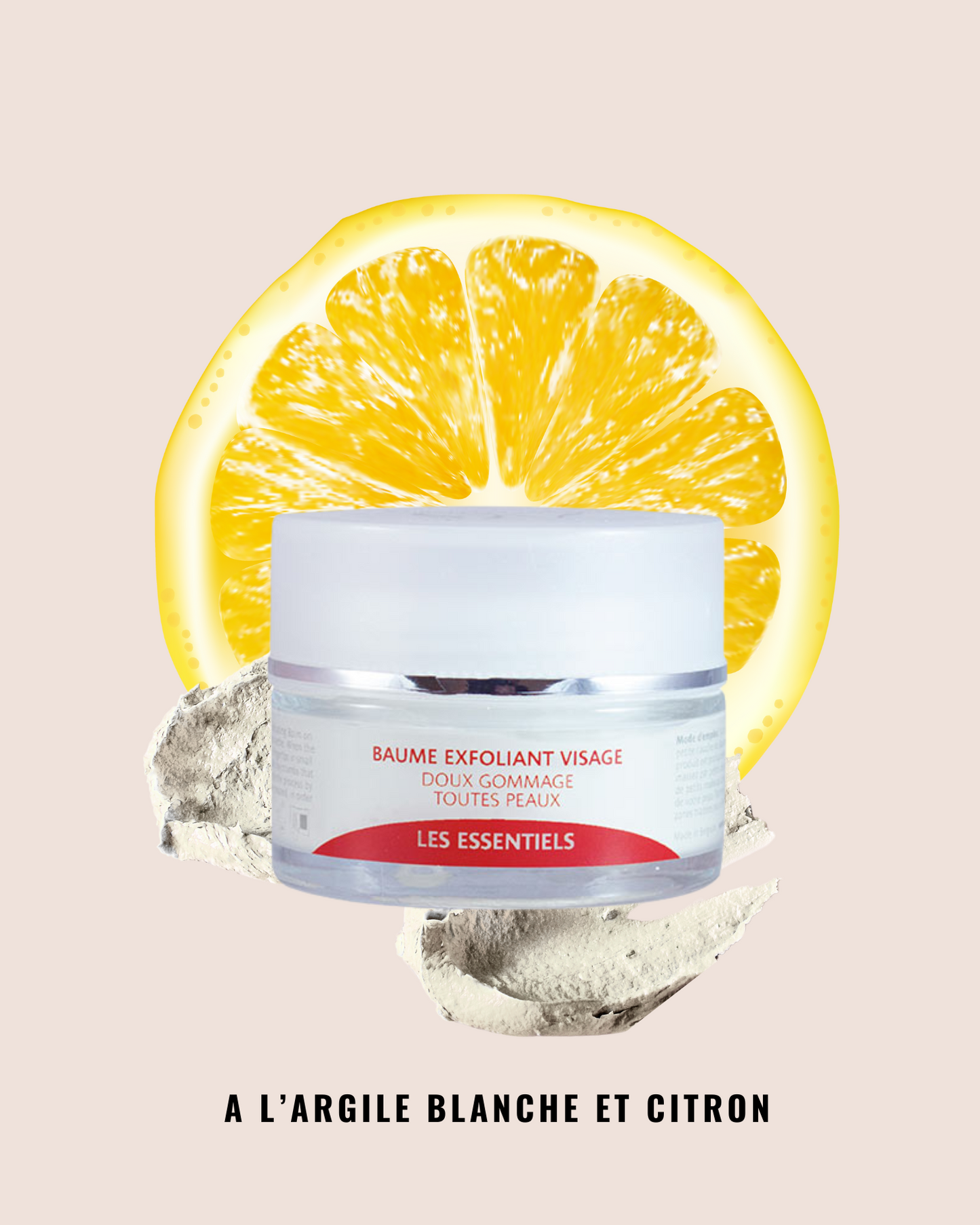 Baume Exfoliant Visage - Citron & Argile blanche