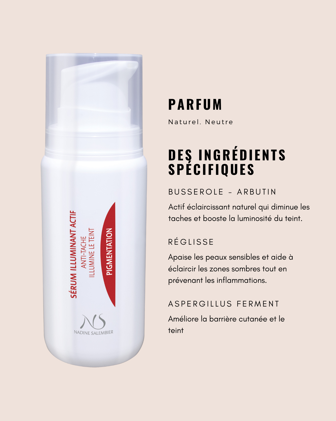 Actief verlichtend serum