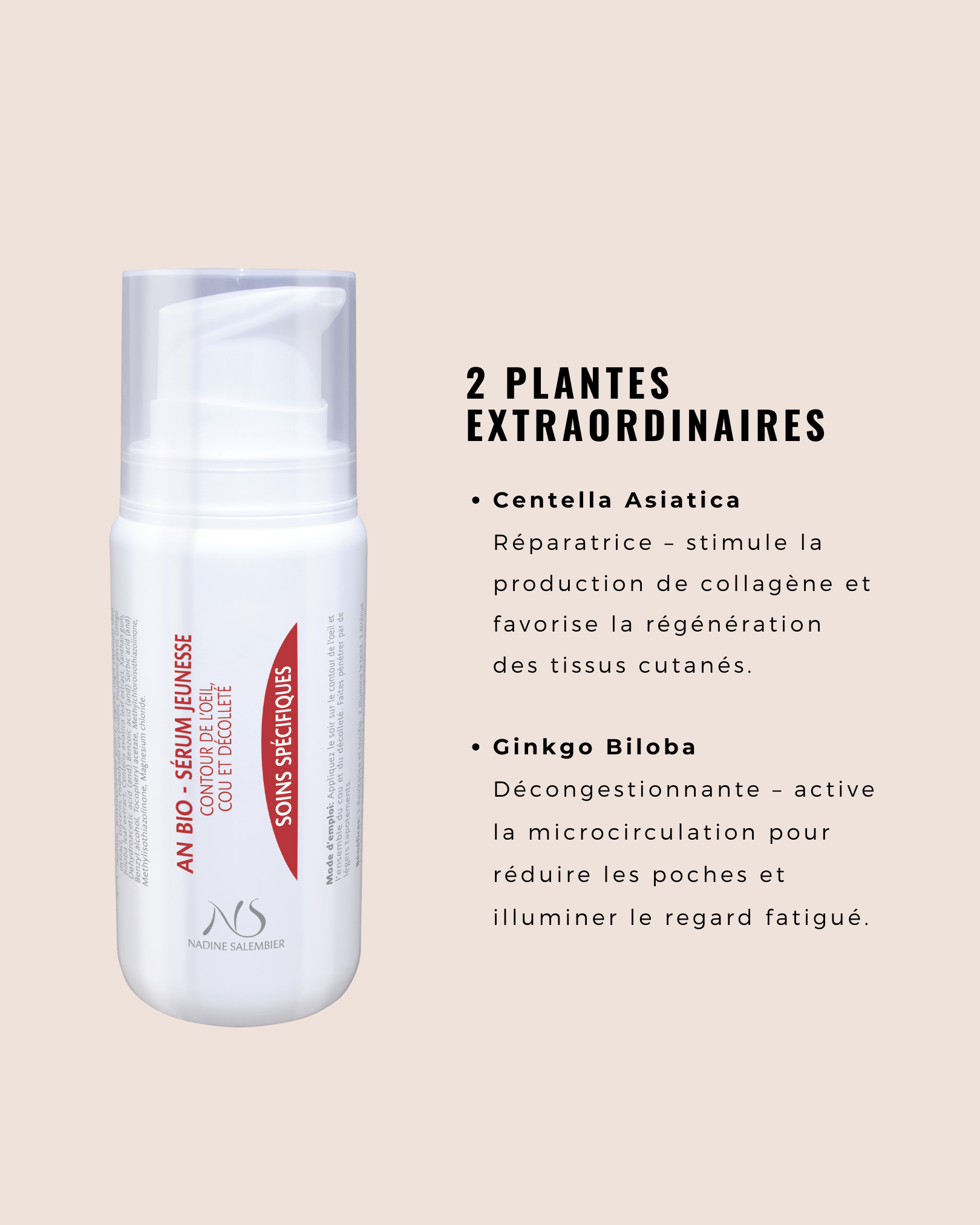 An Bio - Sérum Jeunesse - Contour des yeux, cou et décolleté